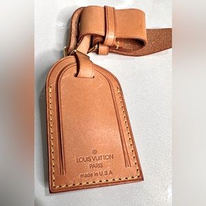 🔥Authentic Louis Vuitton LV Luggage Tag & Strap🔥